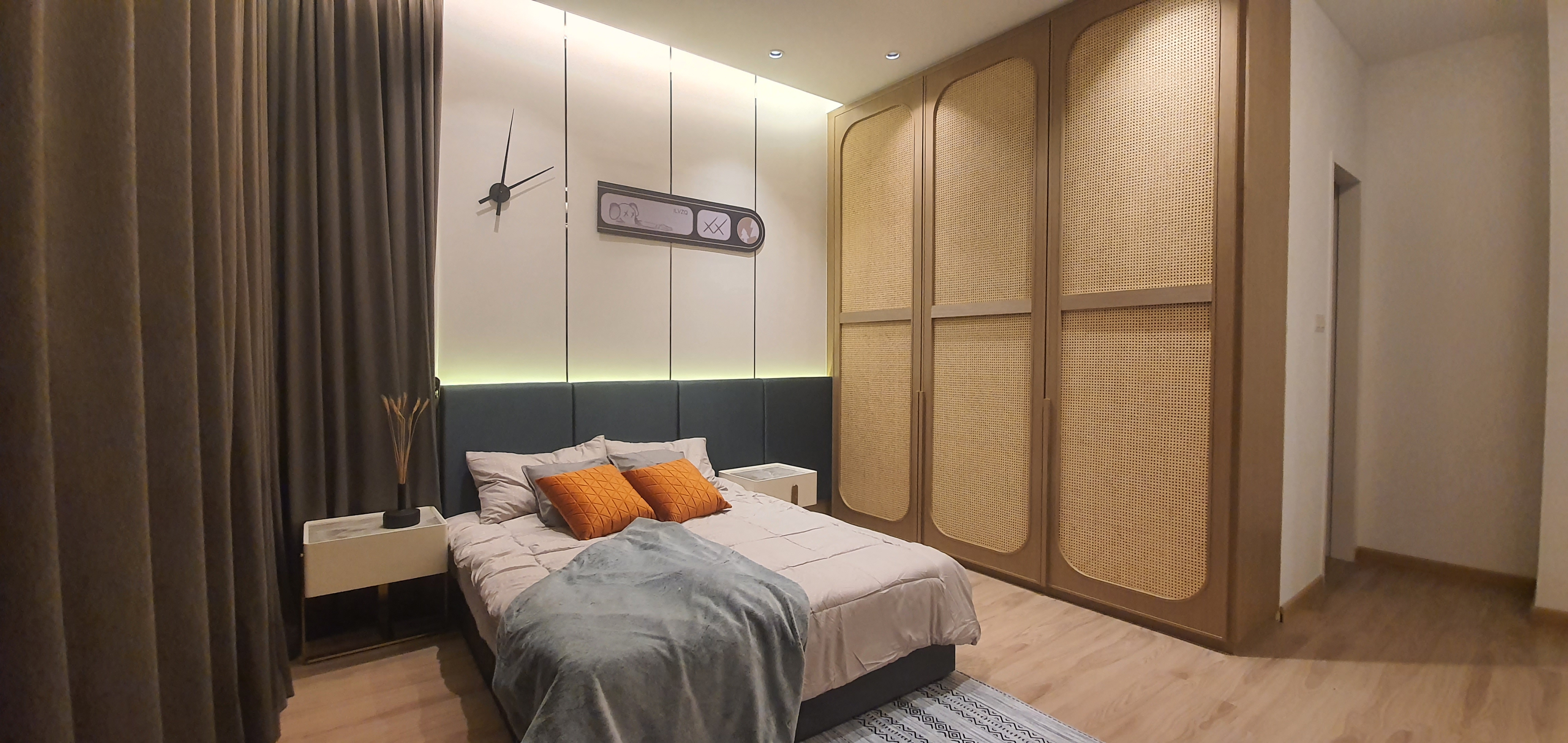 pool in green garden